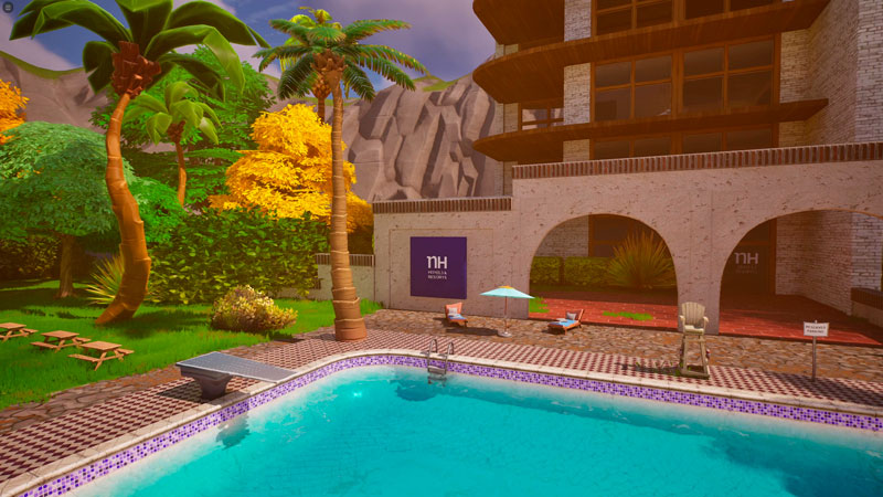 NH Hotels abre un resort en Fortnite liderado por TheGrefg